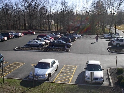 Our new parking lot completed (1/8/07)